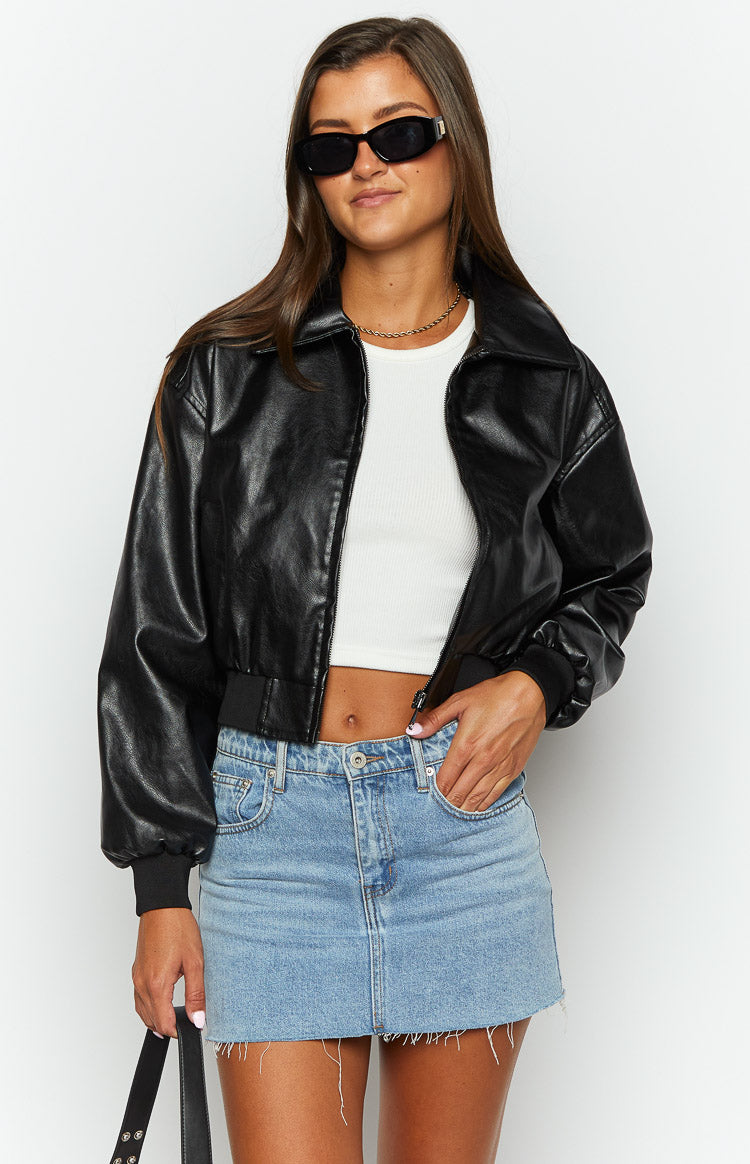 Abbi Cropped Jacket | Black