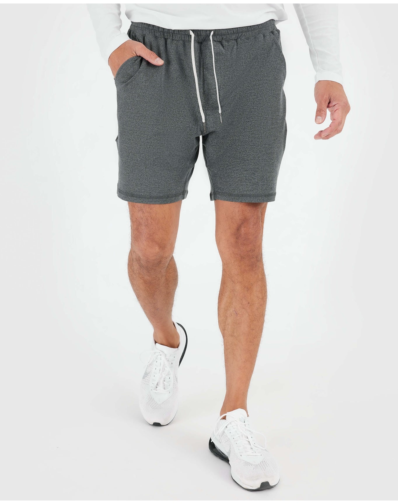 Active Comfort Shorts | Charcoal Heather Gray