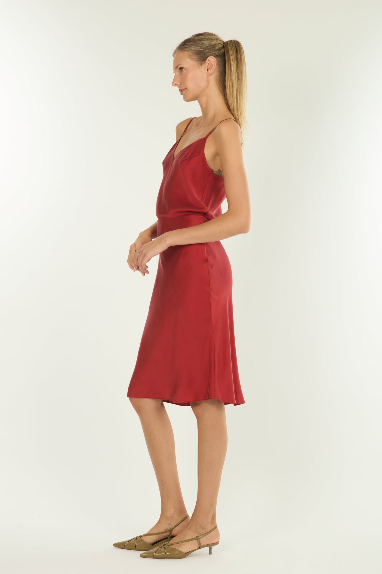 Adina Cami Top | Orange Red