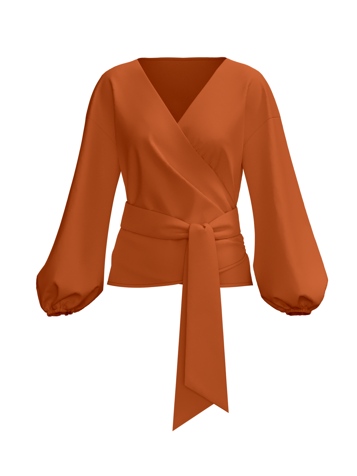 Sustainable Aida Top | Solid Rust