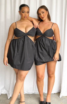 Amorgos Mini Dress | Black