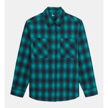 Checked Overshirt | Men | Black x Green