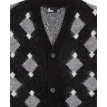 Diamond Cardigan | Men | Black Grey White