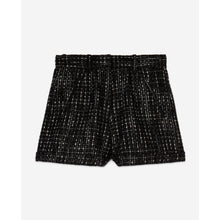 Tweed Shorts | Women | Black x White