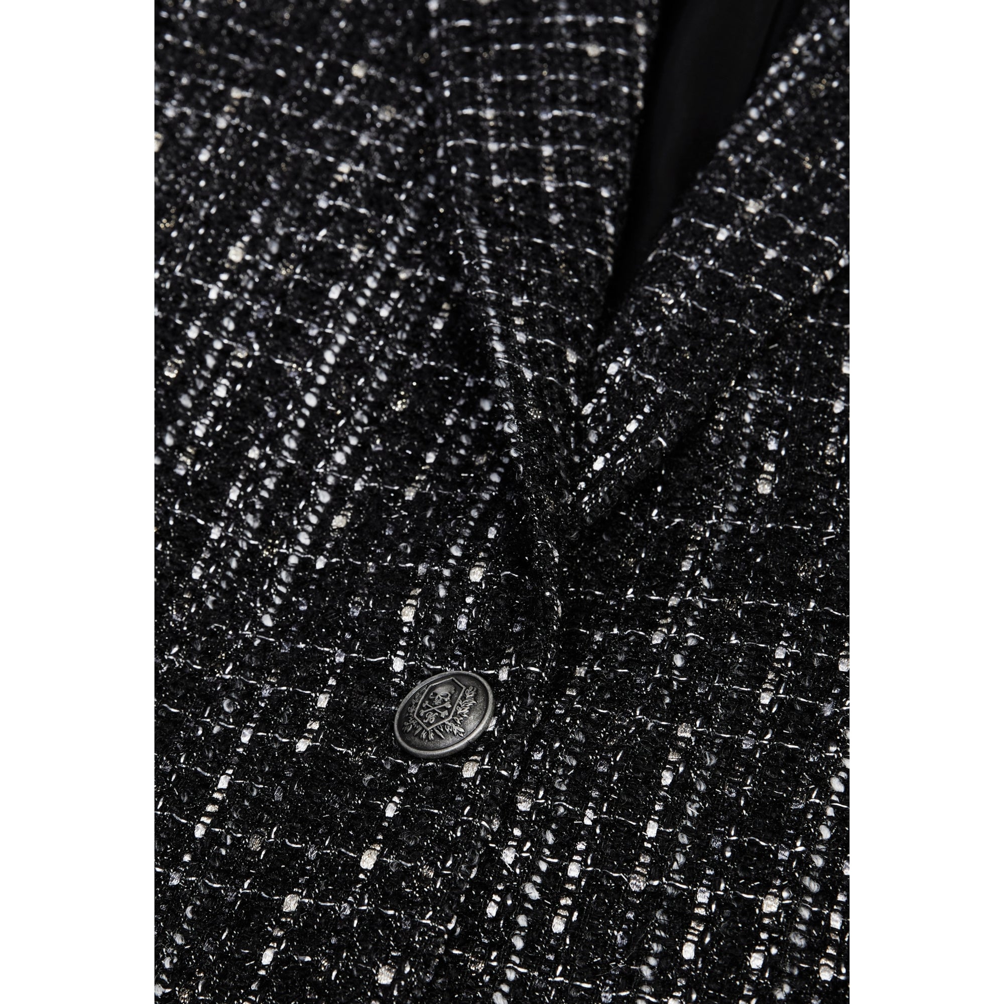 Tweed Suit Jacket | Women | Black x White