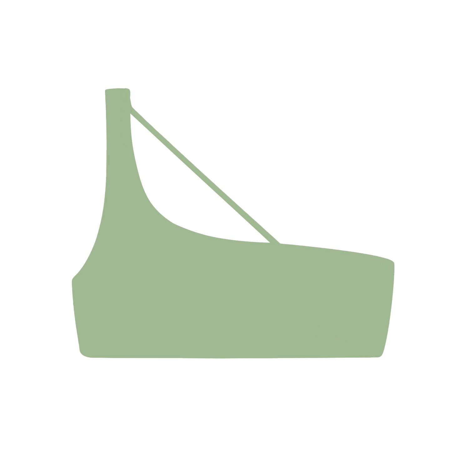 Apex One Shoulder Top | Jade Matte