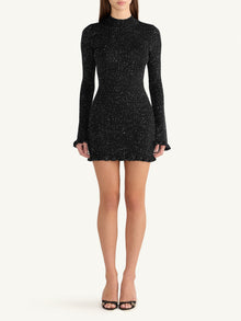 Black/Silver Sequin