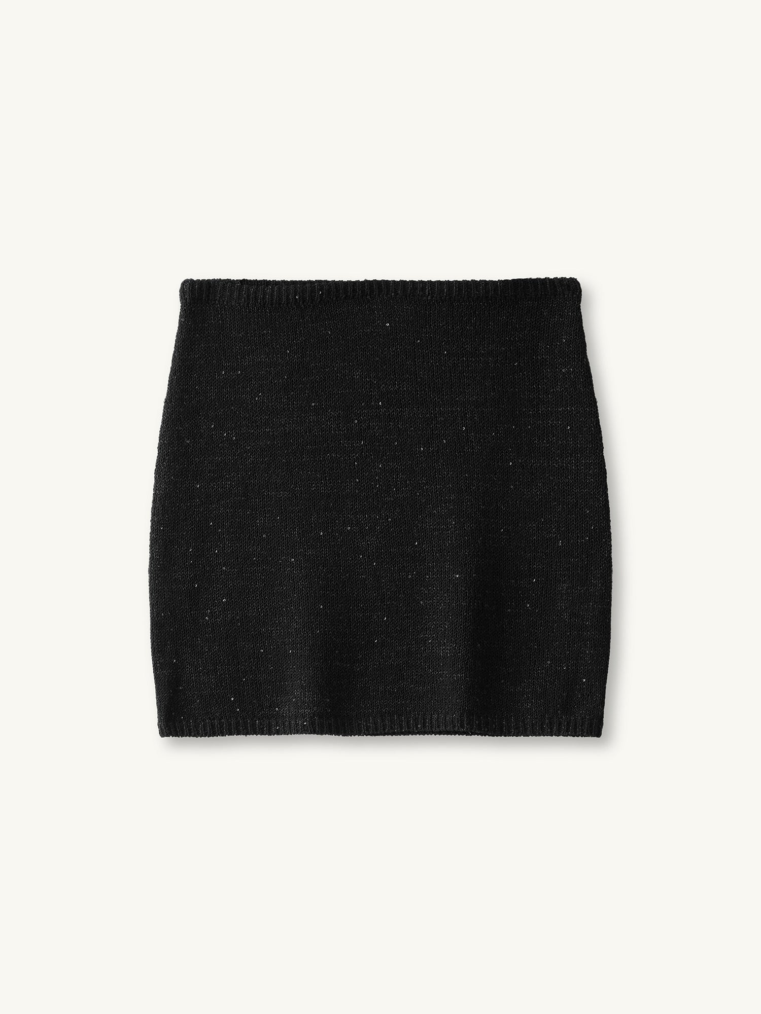 Ana Mini Skirt | Black Sequin