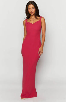 Astrid Chiffon Maxi Dress | Pink