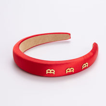 Bijoux Sport by Luv Aj MLB Satin Logo Headband | Boston Red Sox