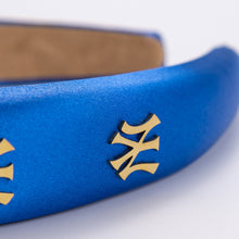 Bijoux Sport by Luv Aj MLB Satin Logo Headband | New York Yankees