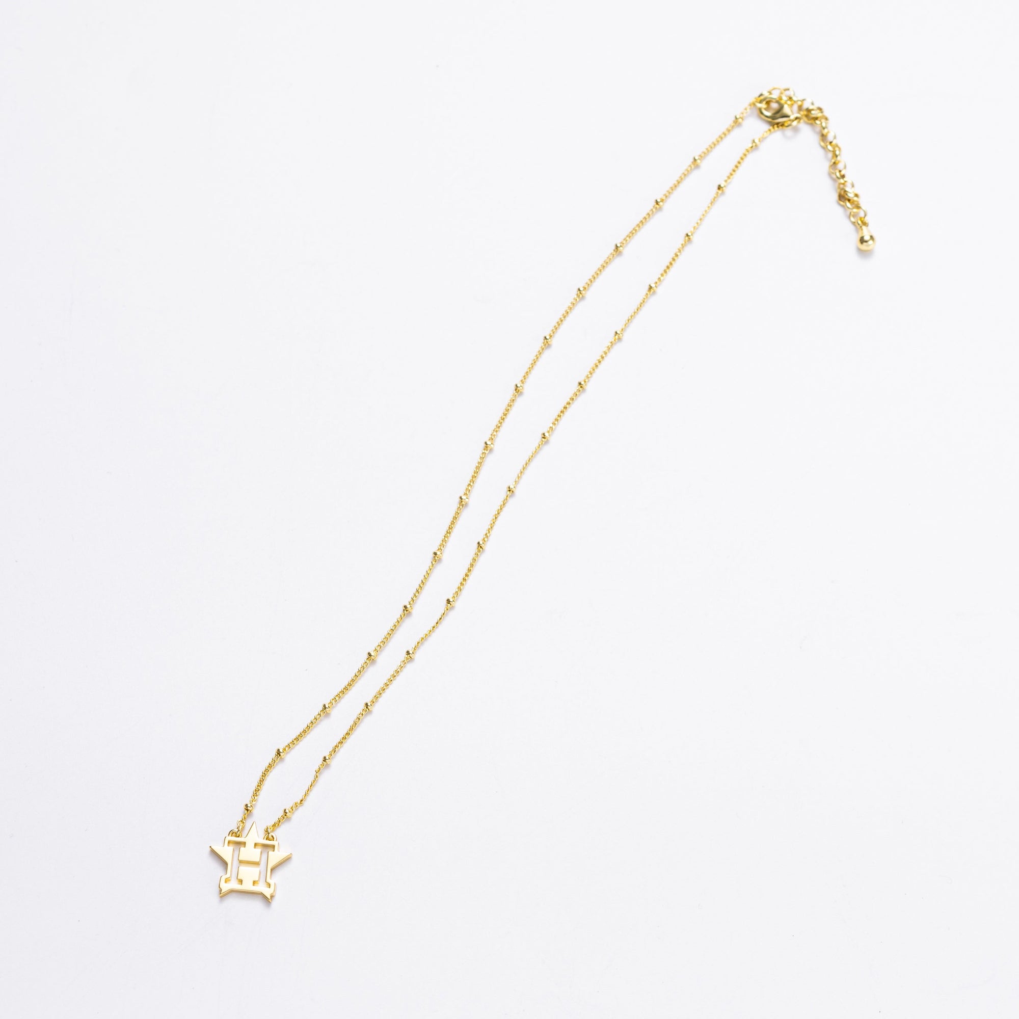 Bijoux Sport by Luv Aj MLB Logo Pendant Necklace | Houston Astros | Gold