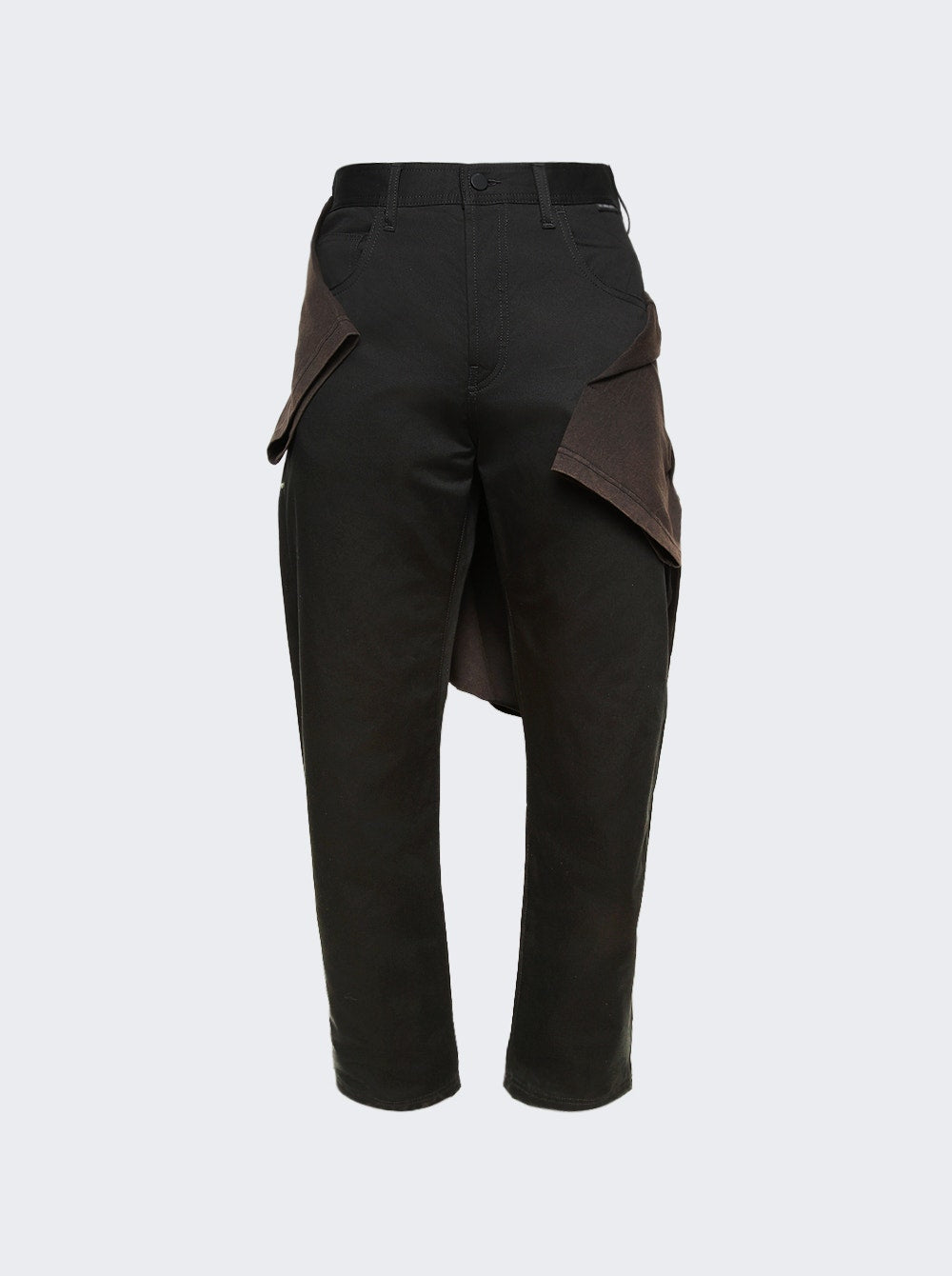 44 LABEL GROUP | Straight Conflict Pants | Black
