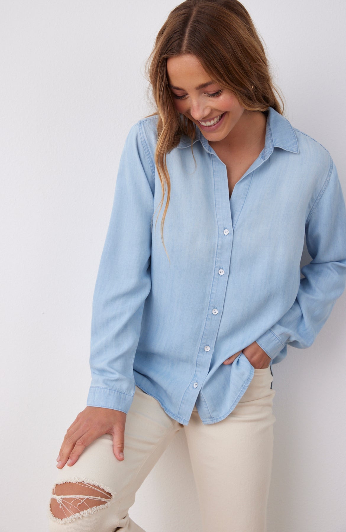 Button Down Shirt | Sunbleach Wash