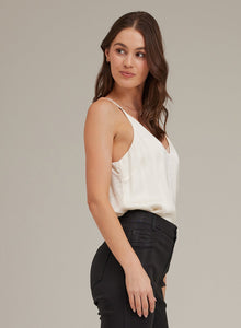 V-Neck Cami - Ivory White