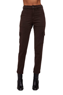 Jenna - Cargo Trouser - Rich Chocolate