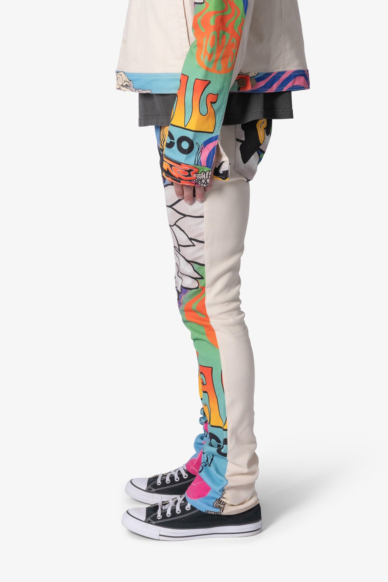 B378 Festival Flare Denim | Multi