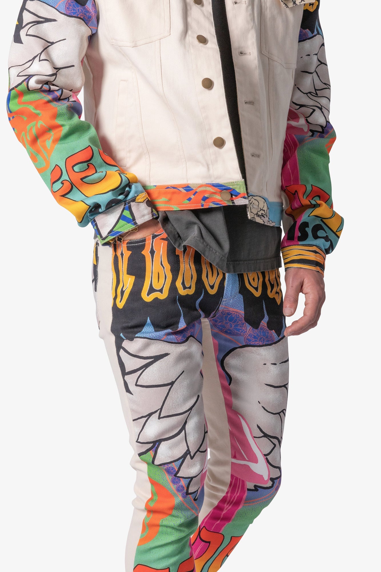 B378 Festival Flare Denim | Multi