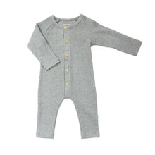Baby Unisex | Ribbed Cotton Playsuit | Grey