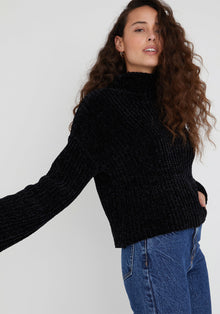 Turtleneck Sweater - Black