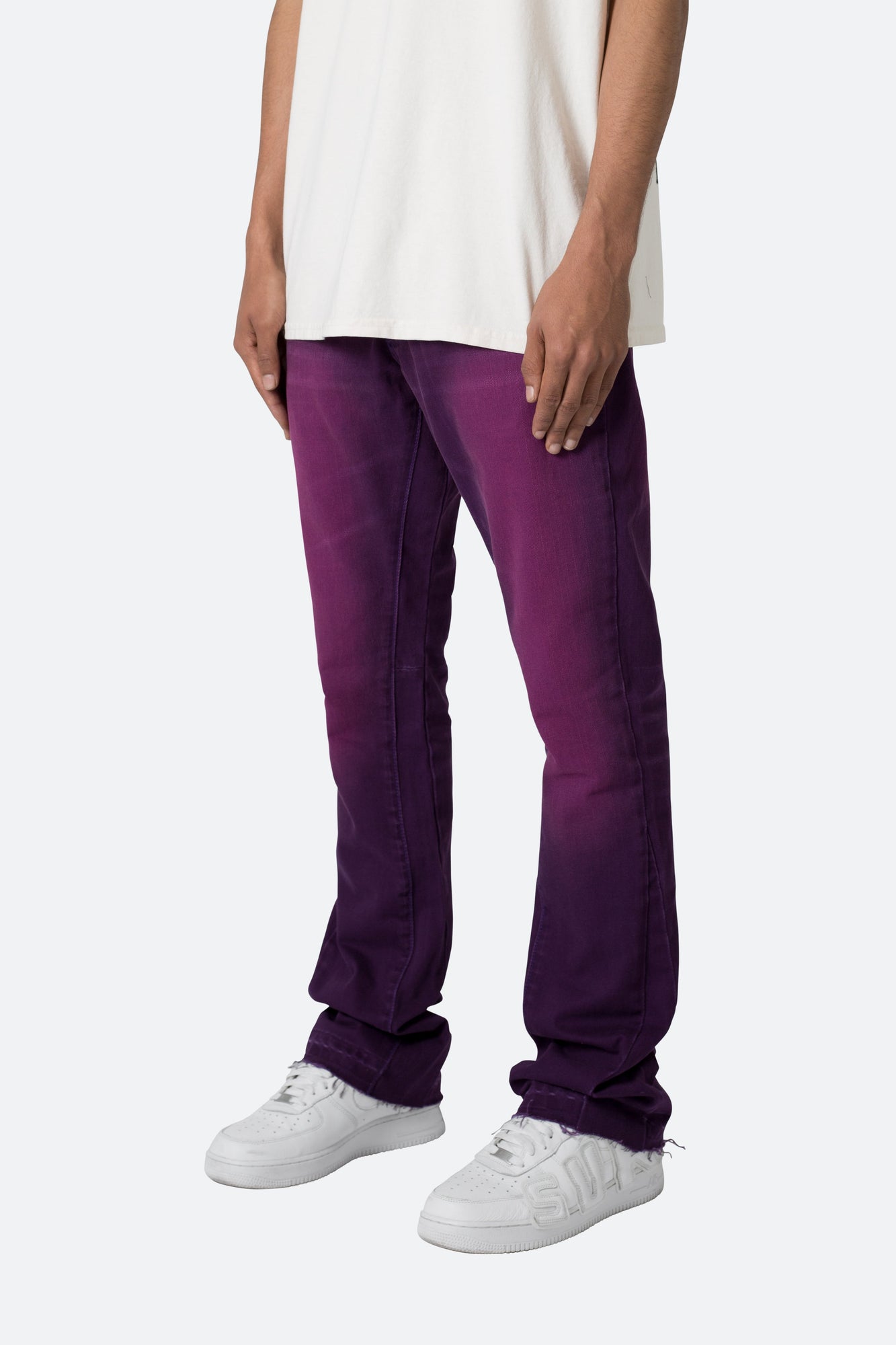 B512 Flare Denim | Purple