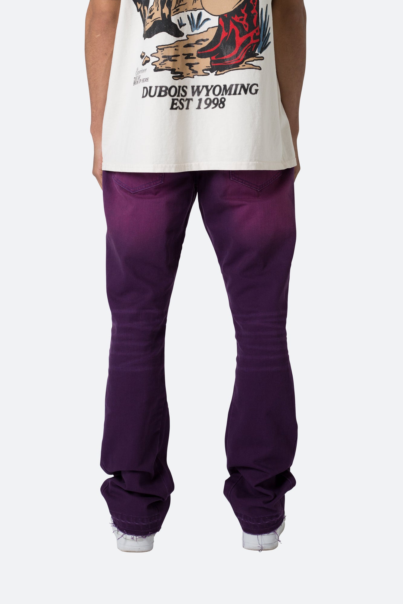 B512 Flare Denim | Purple