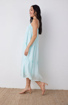 Flowy Tiered Cami Dress | Morning Mist