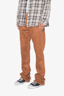 B692 Dusty Croc Flare Pants | Brown