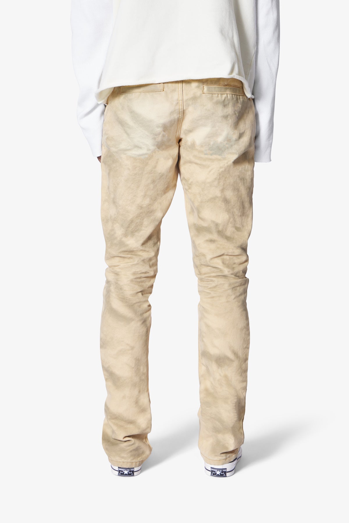 B710 Chino Chip Repaired Denim | Tan