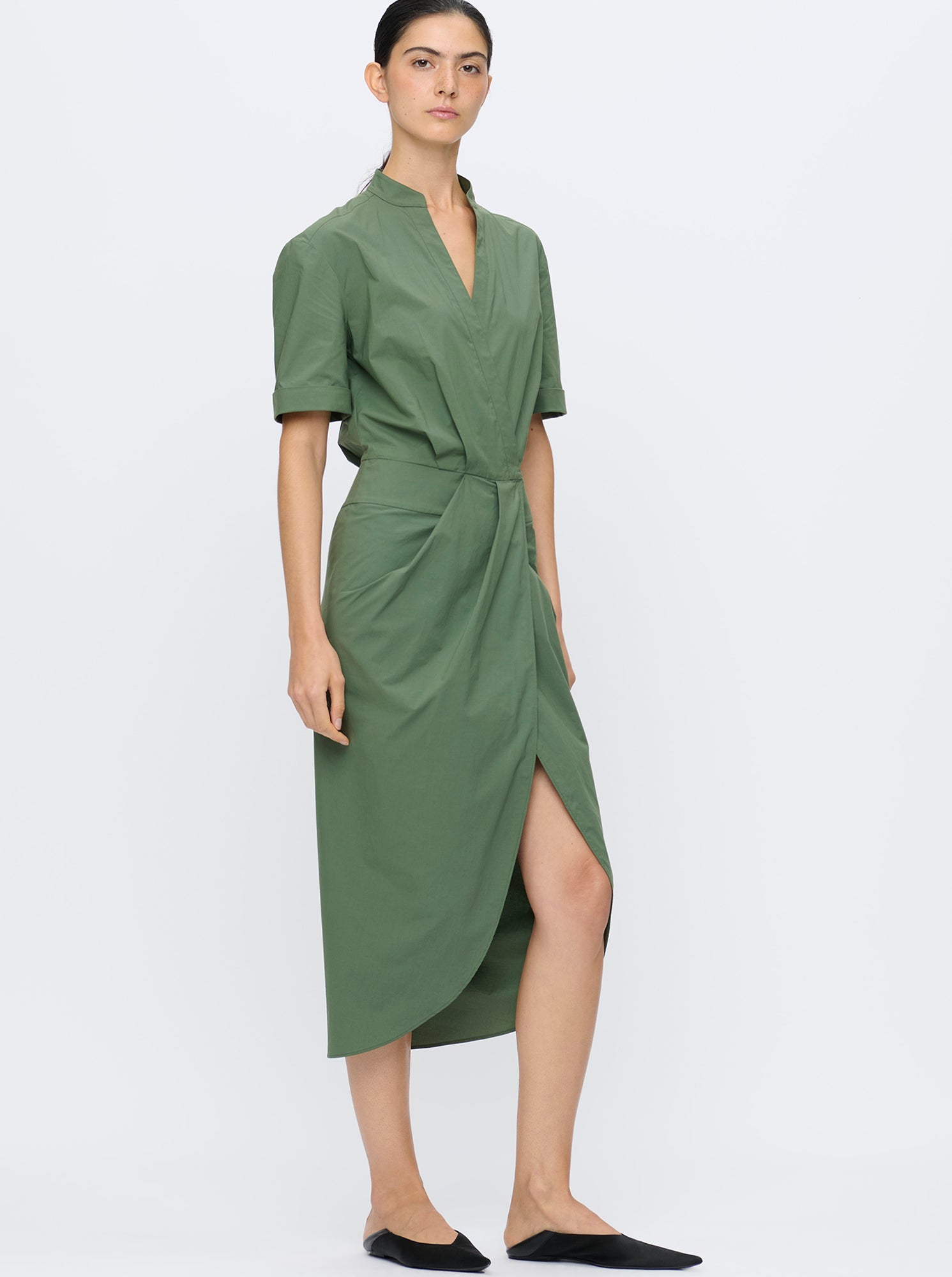 Bali Wrap Dress | Military