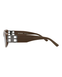 Balenciaga Cat Eye Recycled Acetate Sunglasses | Brown