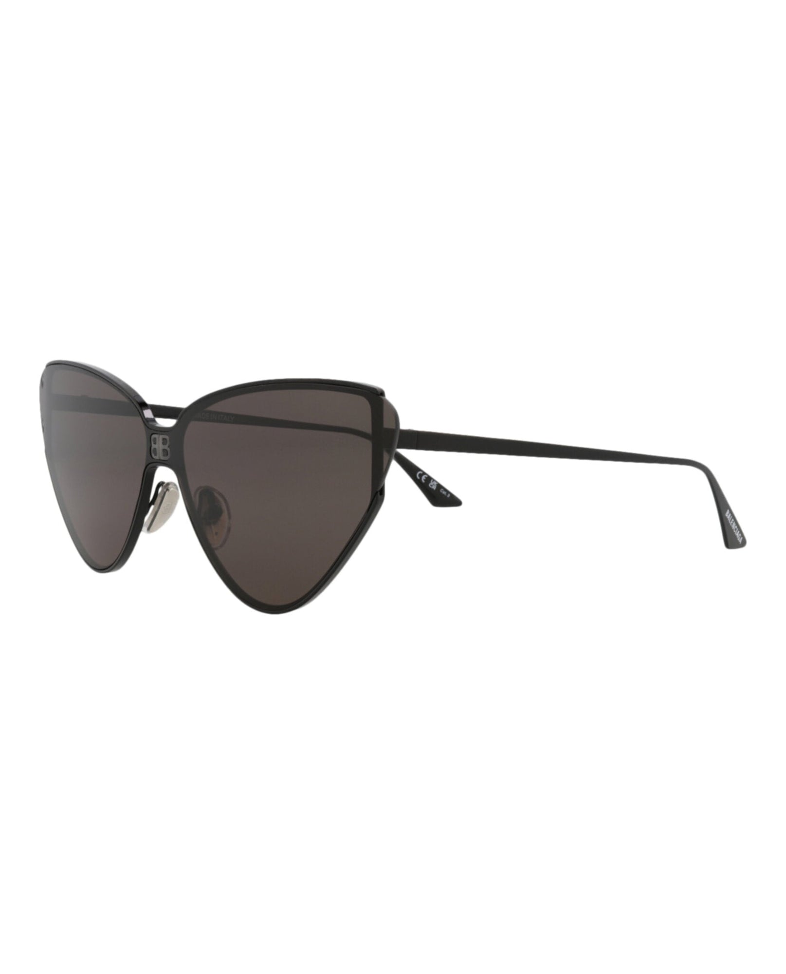 Balenciaga Cat Eye Metal Sunglasses | Black