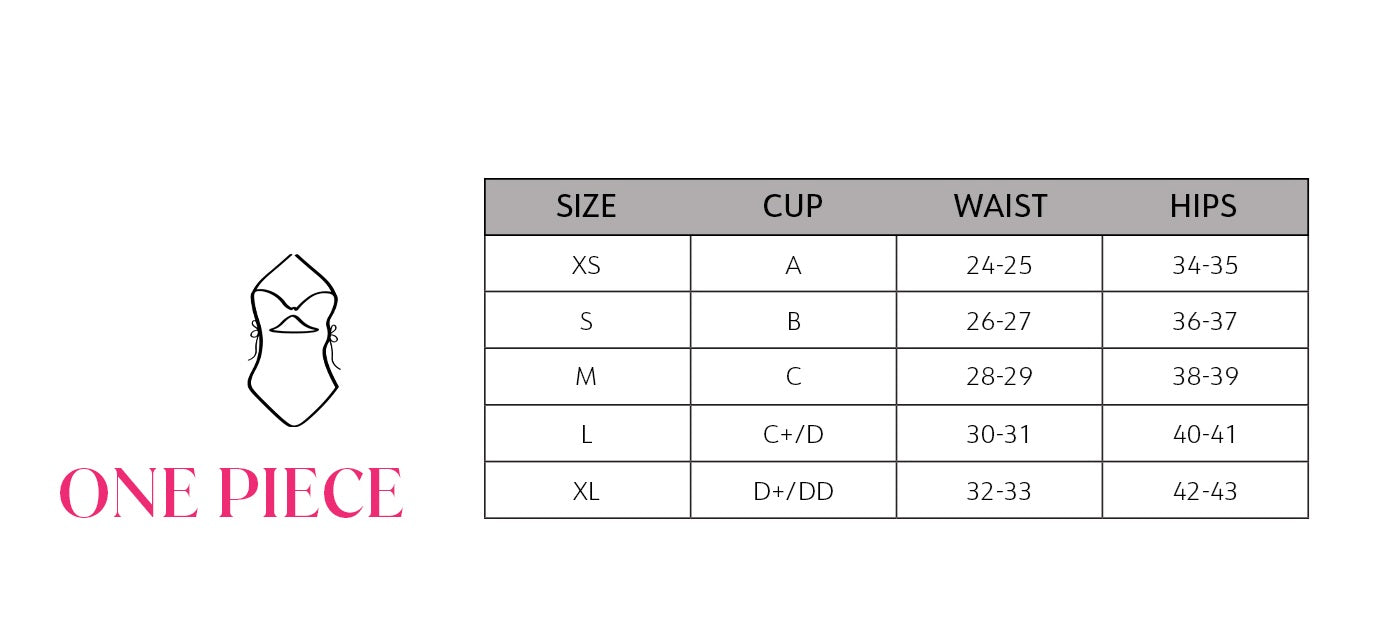 Product size guide