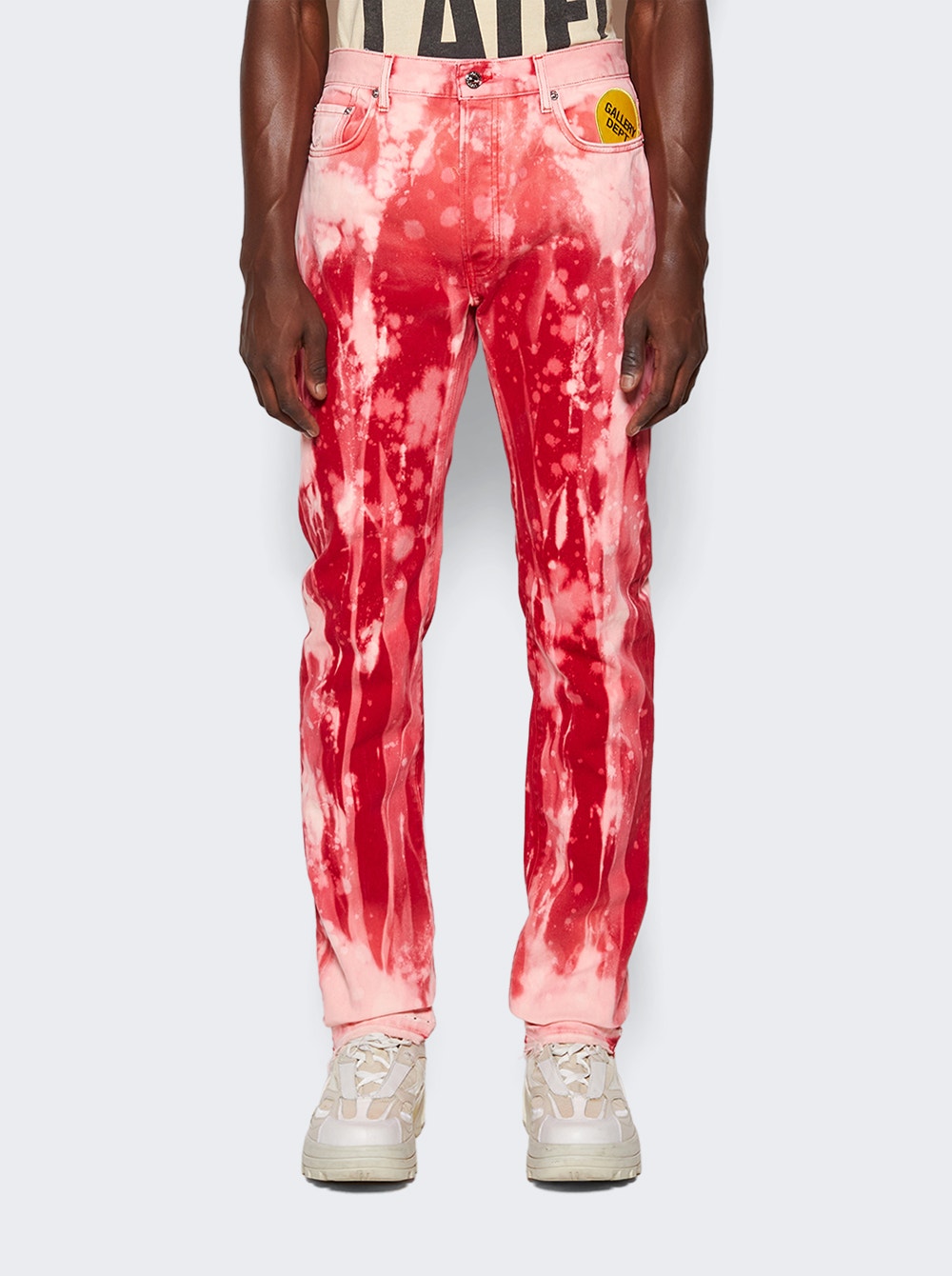 Men | Gallery Dept | Biscayne Jeans Red Tie Dye | Multi