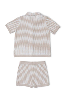 Toddlers | Cozychic Ultra Lite Wave Cabana Set | Stone/Pearl