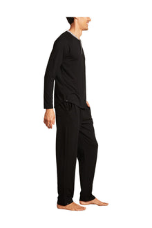 Mens | Malibu Collection Triblend Henley | Black