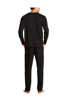 Mens | Malibu Collection Triblend Henley | Black