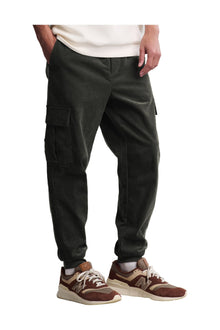 Mens | Malibu Collection Corduroy Jogger | Dark Moss