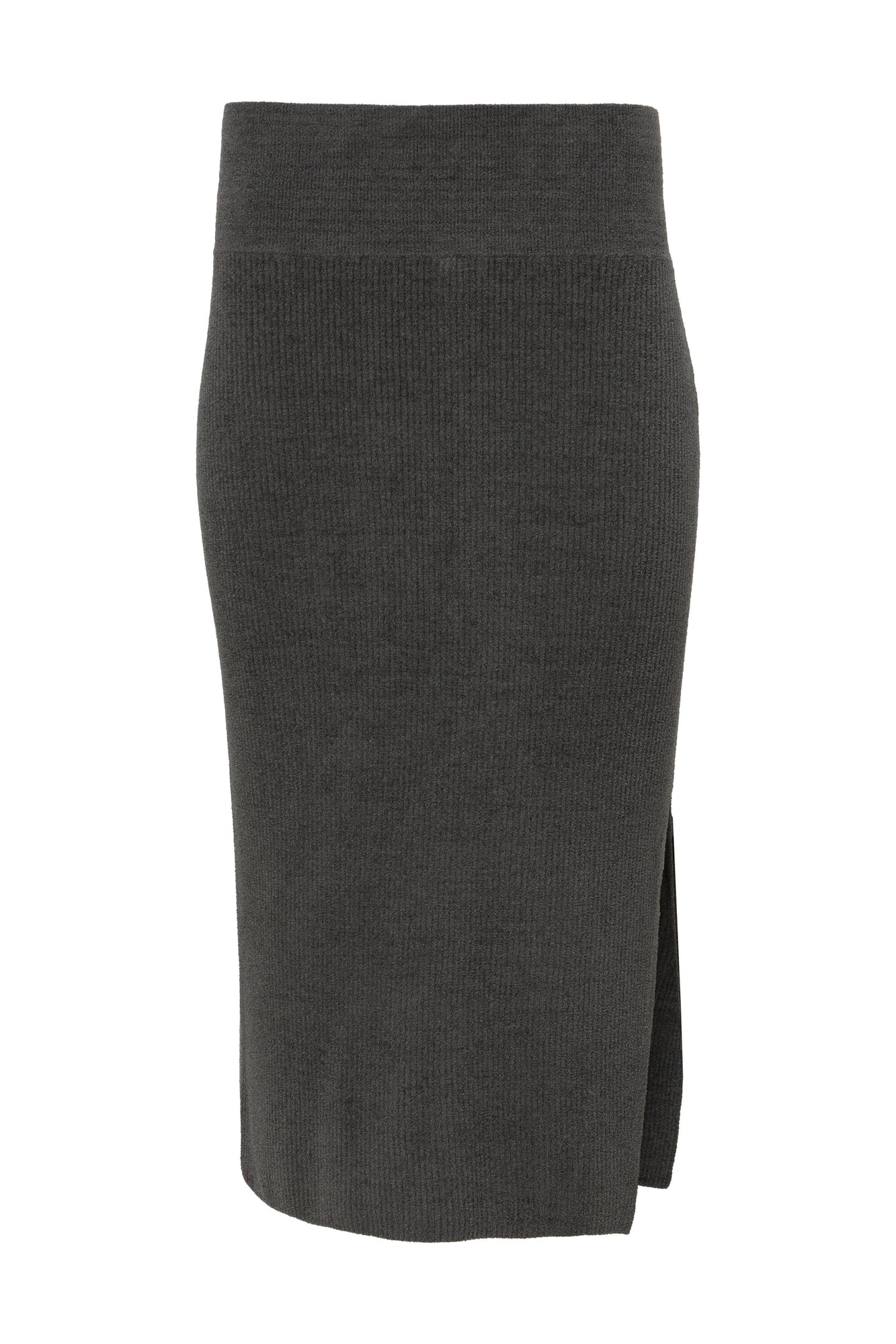 Womens | Cozychic Ultra Lite Ribbed Midi Skirt | Carbon