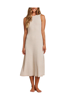 Womens | Cozychic Ultra Lite Pointelle Tank Dress | Stone/Pearl