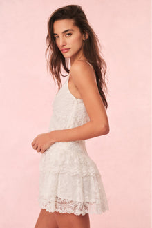 Beauval Lace Mini Dress | Off White