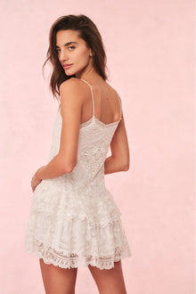 Beauval Lace Mini Dress | Off White