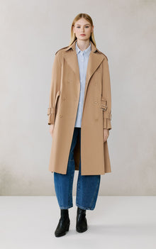 Becky-L Long Trench Coat | Teak