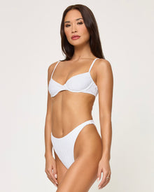 Leilani Bikini Bottom | Bitsy | Eyelet White