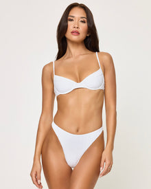 Leilani Bikini Bottom | Bitsy | Eyelet White