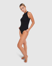 Women | Back For Good High Neck Bodysuit | Black