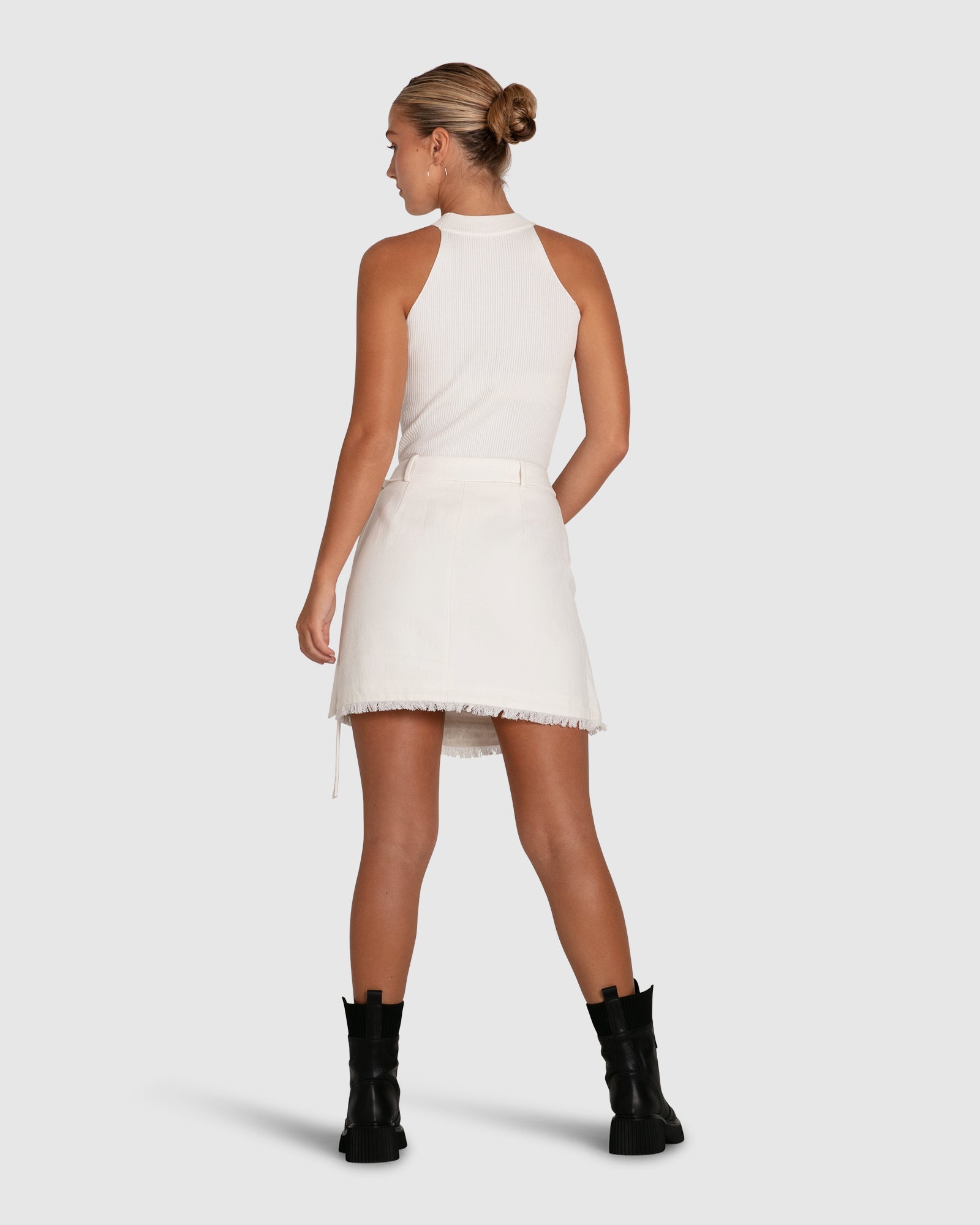 Women | Back For Good High Neck Bodysuit | White