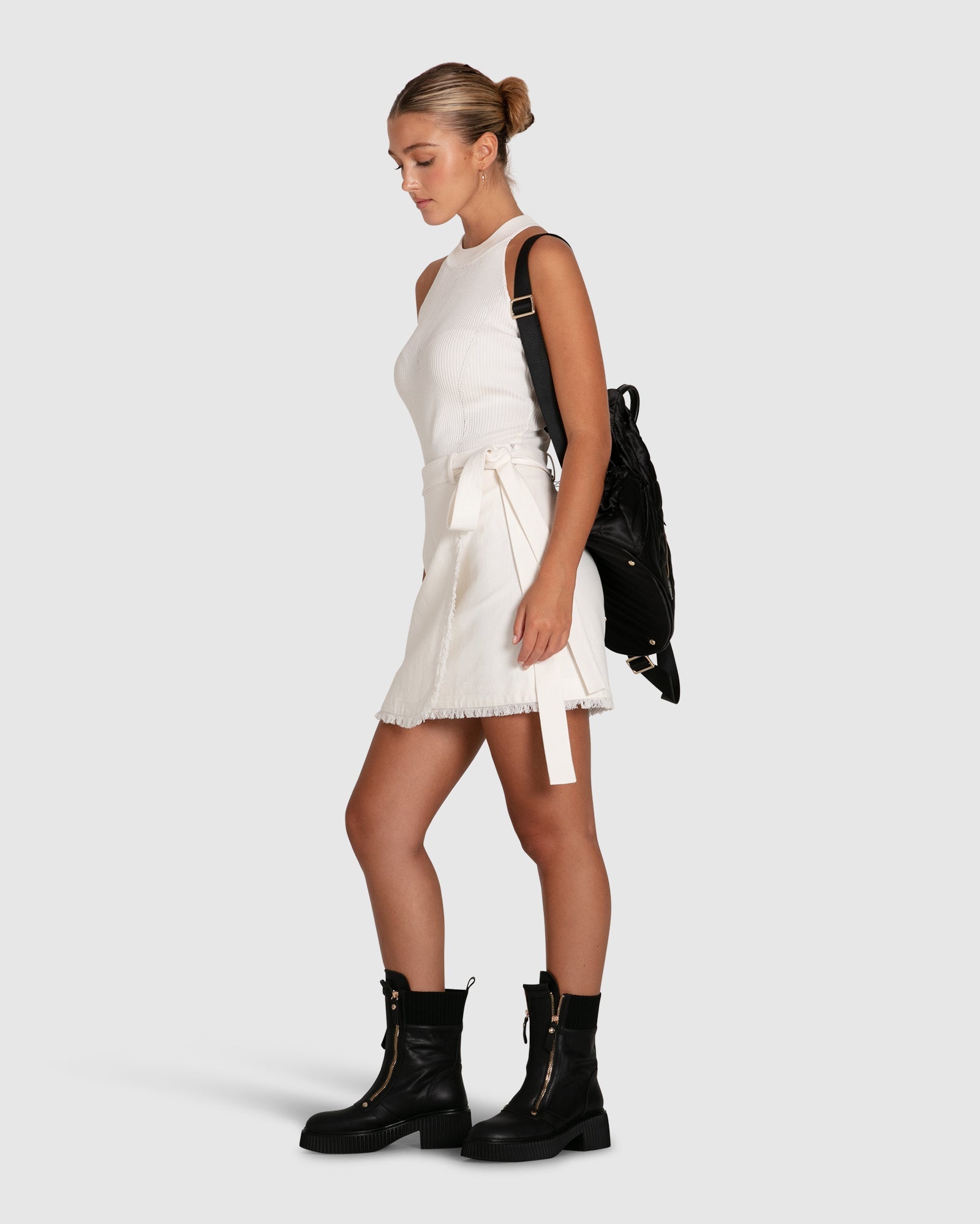 Women | Back For Good High Neck Bodysuit | White