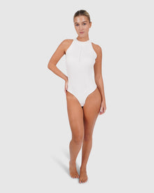 Women | Back For Good High Neck Bodysuit | White
