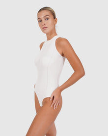 Women | Back For Good High Neck Bodysuit | White